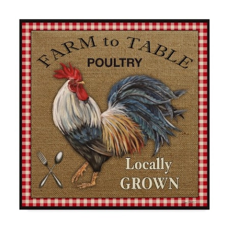 Jean Plout 'Farm To Table 1' Canvas Art,18x18